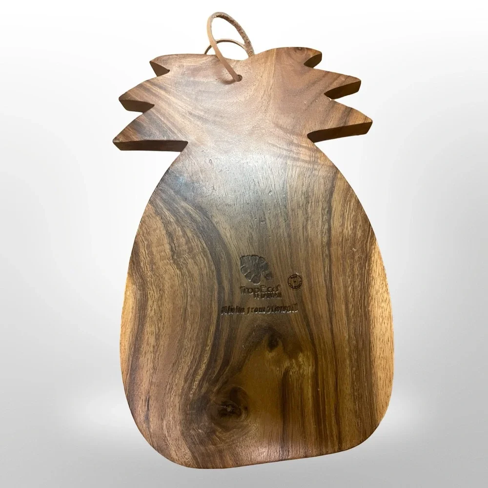 Tropical Pineapple Charcuterie Cheese‎ Board Cutting Kitchen Decor boho beach